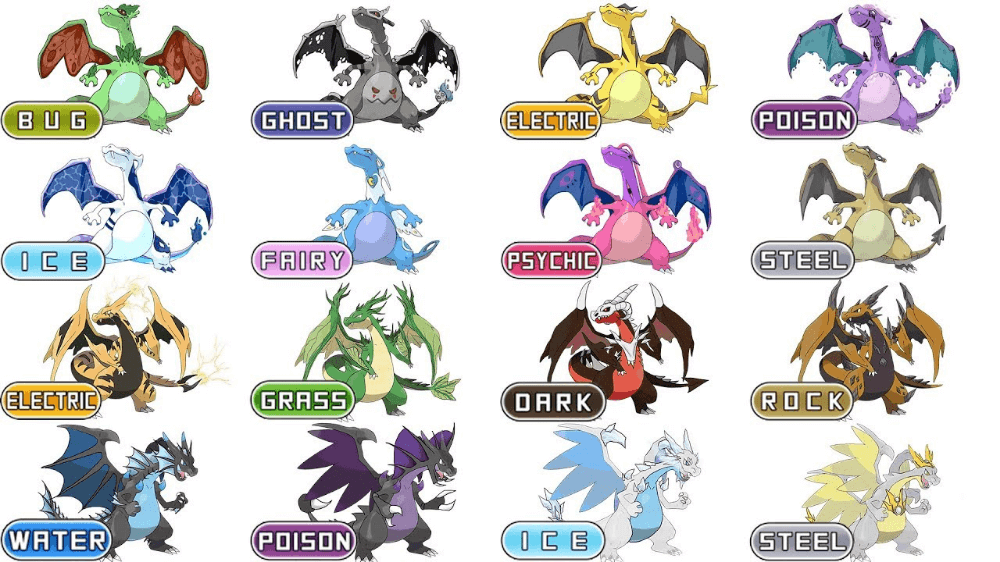 How Many Types Of Charizard Are There Pokewolf